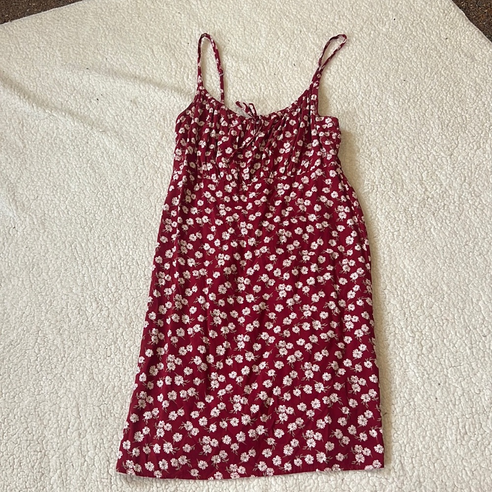 red floral dress from Hollister size medium